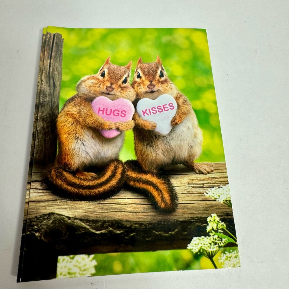 5 Avanti Greeting cards - Chipmunks hugs and kisses
Holiday: Valentine’s Day
L